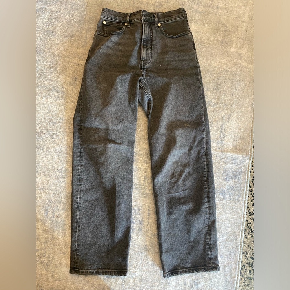 Everlane Men's Dark Gray Straight Jeans